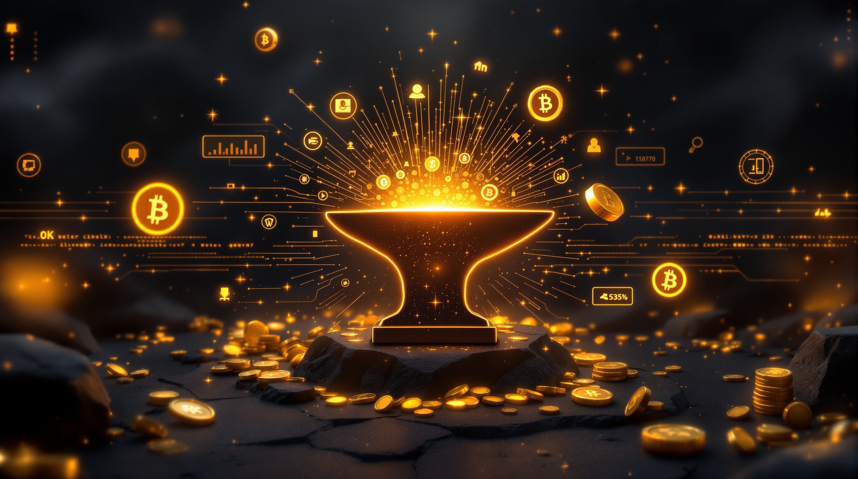 Digital creator monetization concept